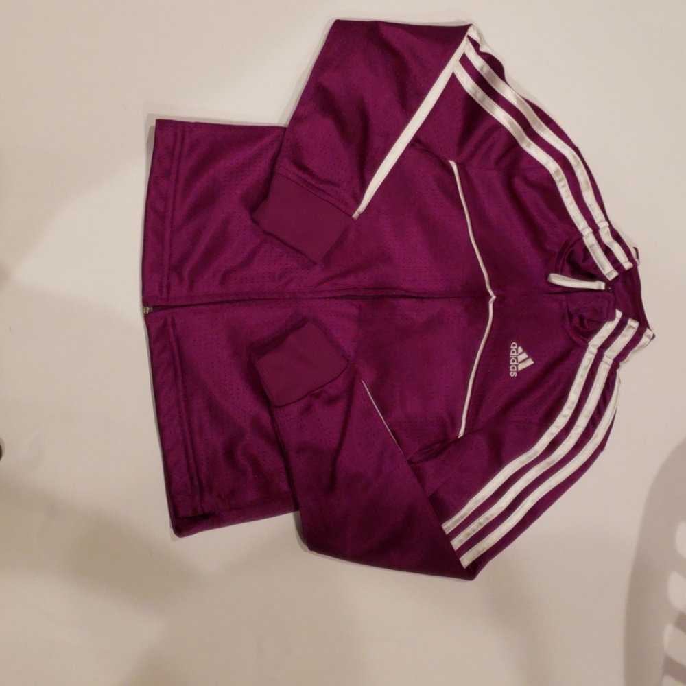 Girls Adidas Athletic Jacket Small 7 8